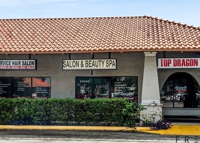 The Lotus Chair, LLC in Boca Raton, Florida showing a salon and spa exterior view.