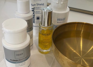 Skincare products at Contoured by Holly - Folkestone, enhancing beauty in Folkestone, England, GB.