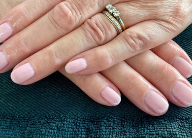 Polished nails at The Soul Sanctuary, Little Brickhill, England, GB showcase expert manicure services.