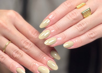 Elegant beige manicure at Cris Nails - Manicure & Pedicure, Surfers Paradise, Queensland, AU.
