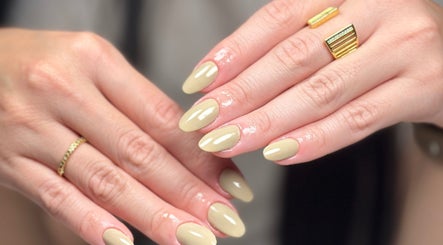 Elegant beige manicure at Cris Nails - Manicure & Pedicure, Surfers Paradise, Queensland, AU.