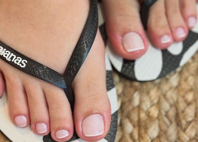 Fresh pedicure at Cris Nails - Manicure & Pedicure, Surfers Paradise, Queensland, AU.
