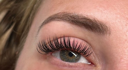 Close-up of lash extension at Melly's Beauty Parlour, Newstead, Queensland, AU.