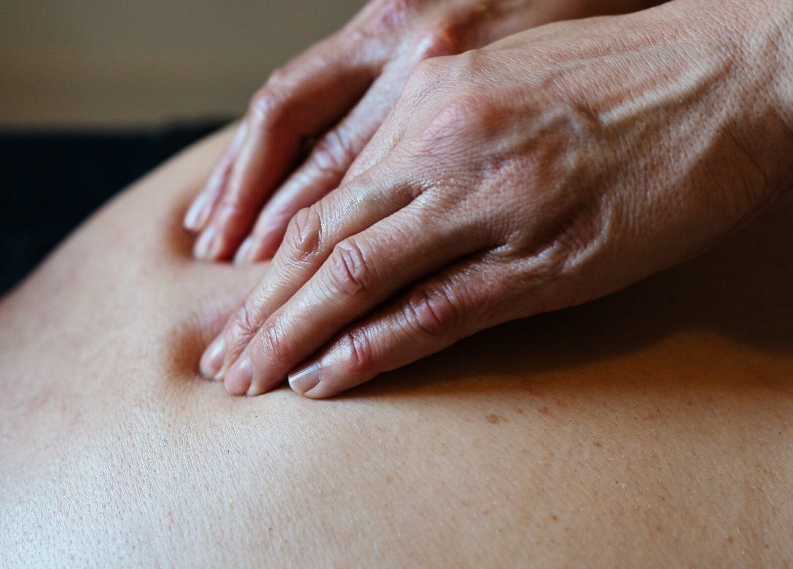 Close-up of hand massage at Everyone Loves Massage at CFP Pilates Studio, Norwich, England, GB.