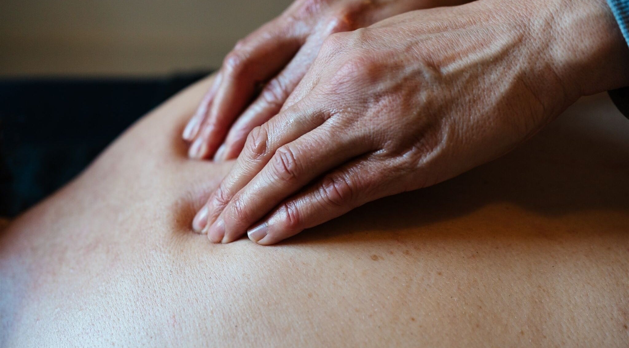 Close-up of hand massage at Everyone Loves Massage at CFP Pilates Studio, Norwich, England, GB.