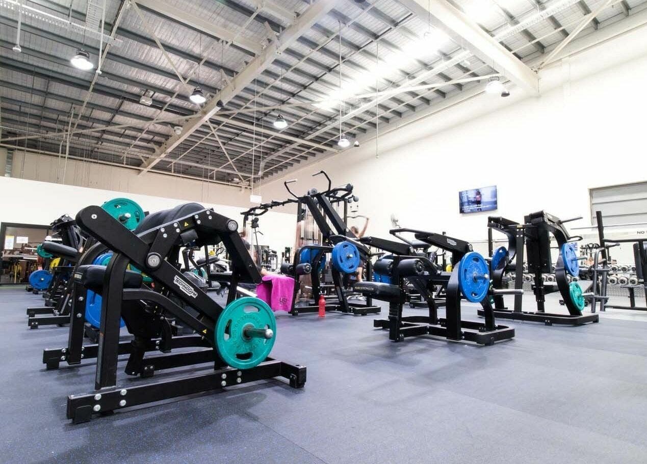 Modern gym equipment at EMF Performance Centre | Coomera located in Upper Coomera, Queensland, AU.