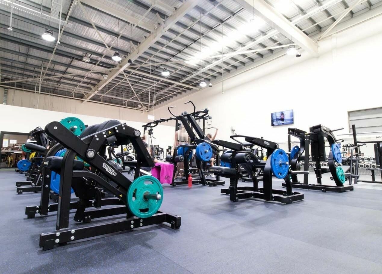 Modern gym equipment at EMF Performance Centre | Coomera located in Upper Coomera, Queensland, AU.