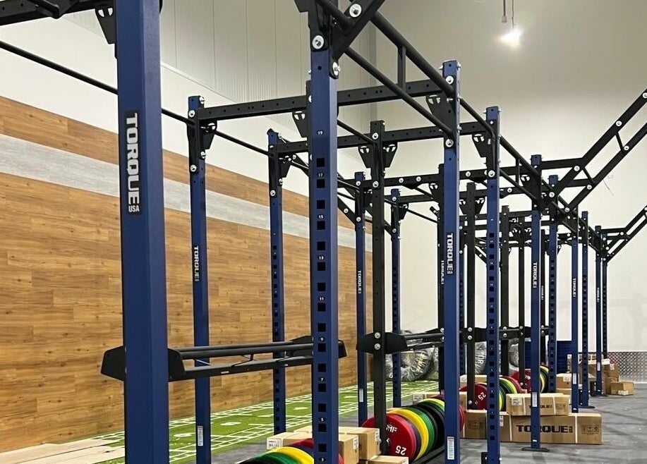 State-of-the-art workout stations at EMF Performance and Recovery Centre, Springfield Central, Queensland, AU.