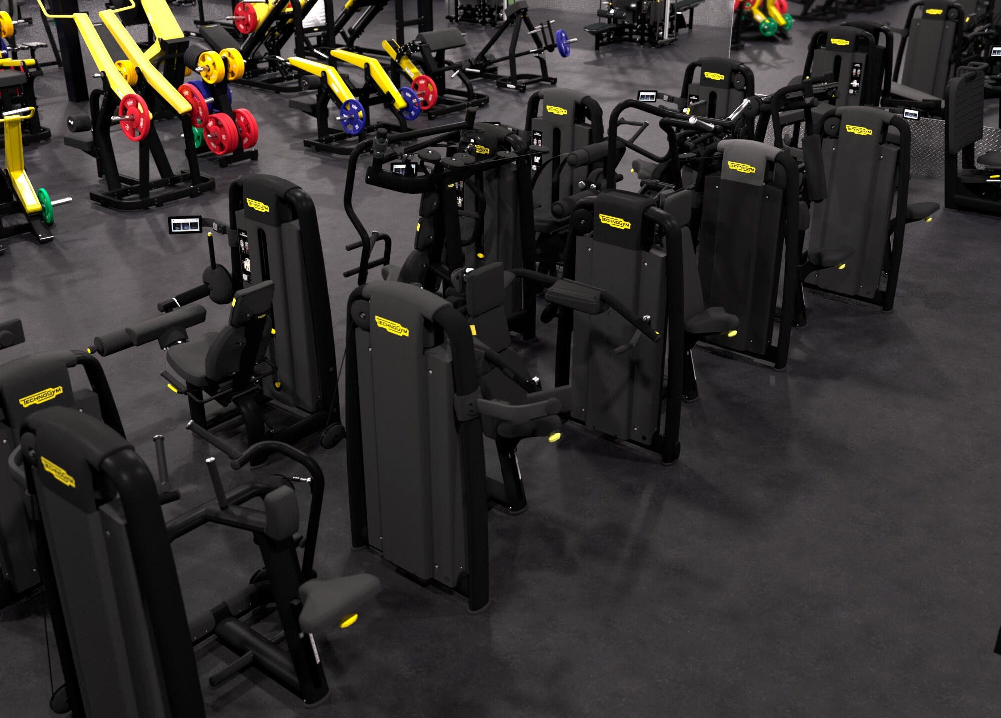 State-of-the-art gym equipment at EMF Yarrabilba, Yarrabilba, Queensland, AU. Perfect for all fitness levels.