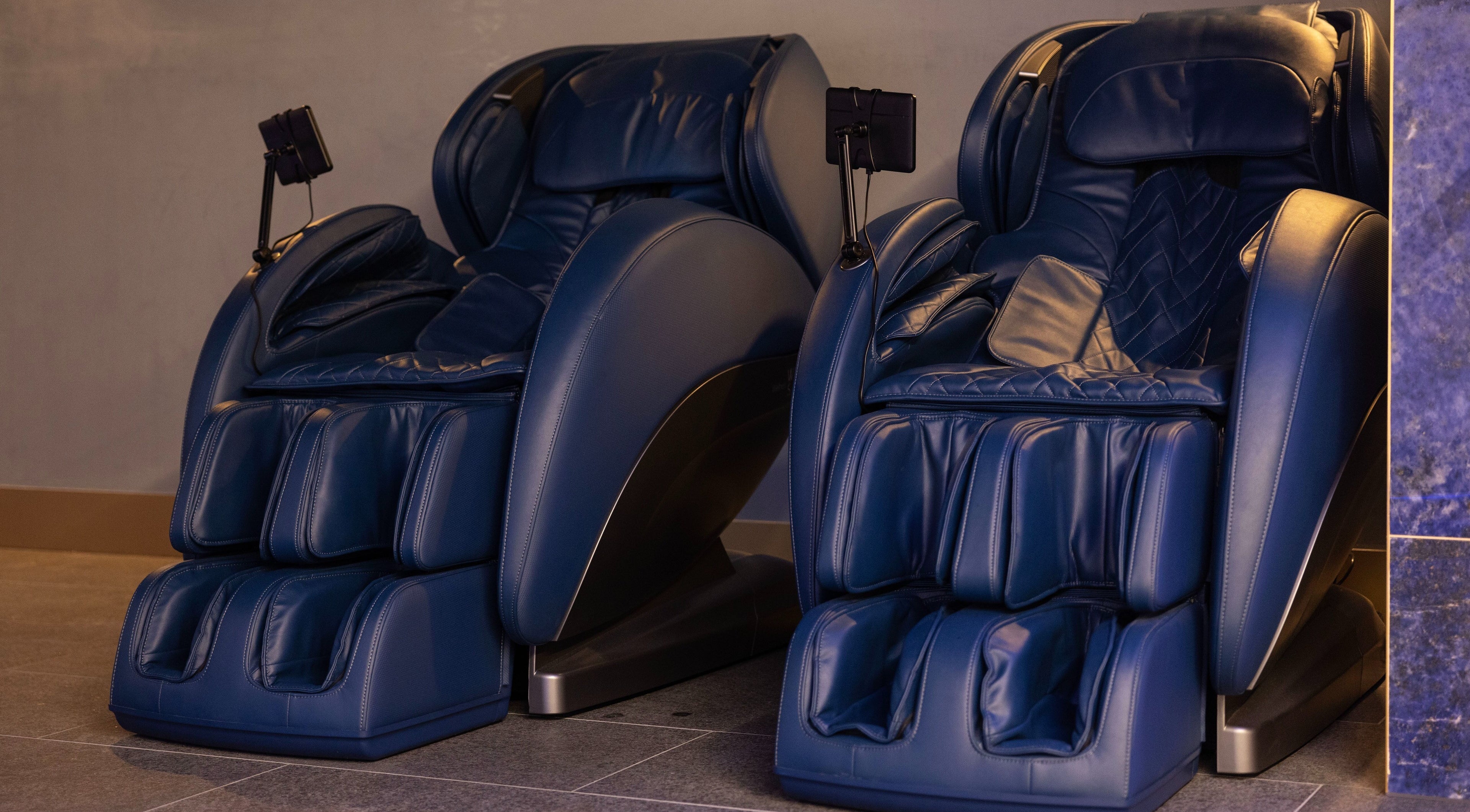 Relaxing massage chairs at EMF Health Club | Circular Quay, Sydney, New South Wales, AU offers superior comfort.