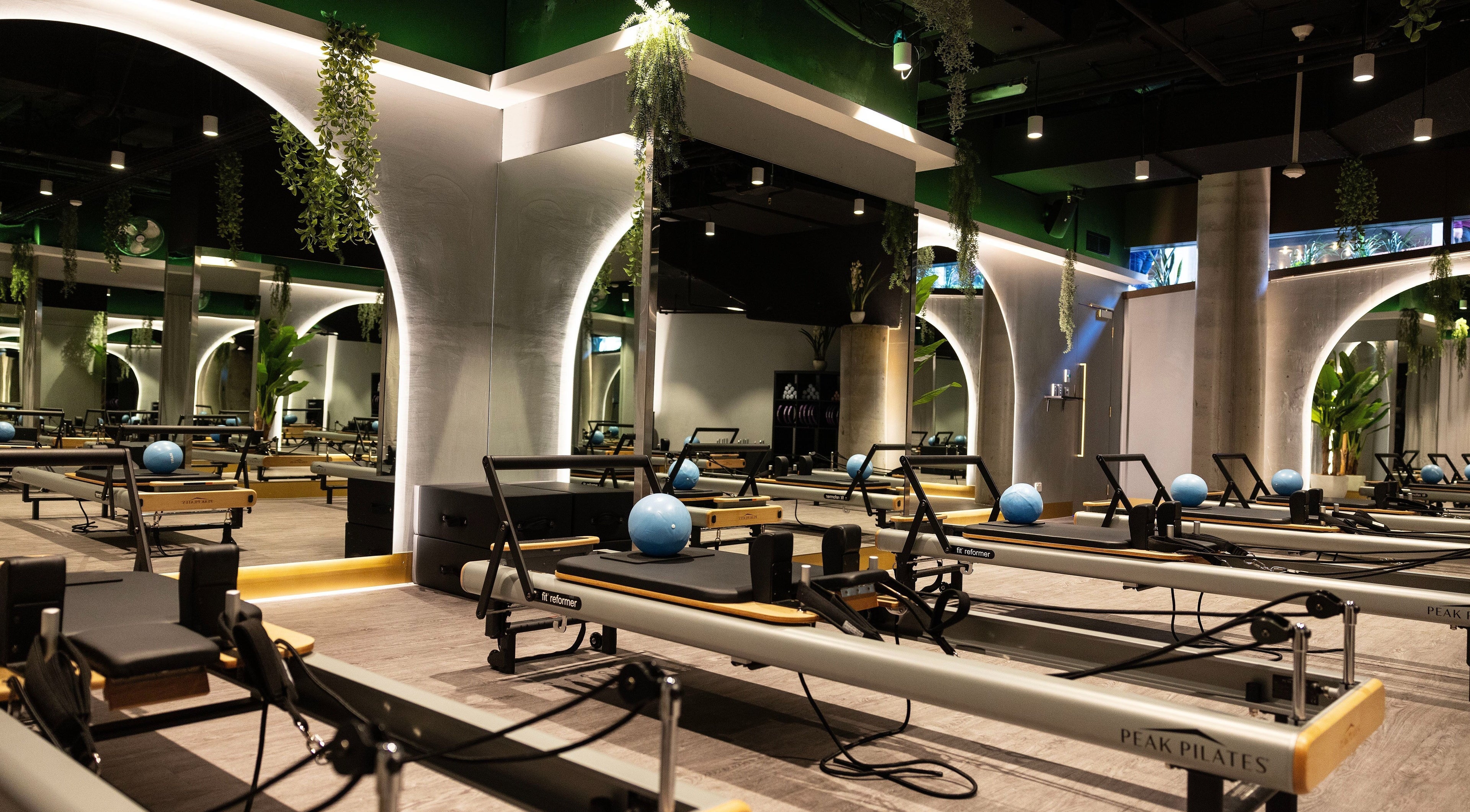 Modern Pilates studio at EMF Health Club | Circular Quay, Sydney, New South Wales, AU with top-notch reformers.