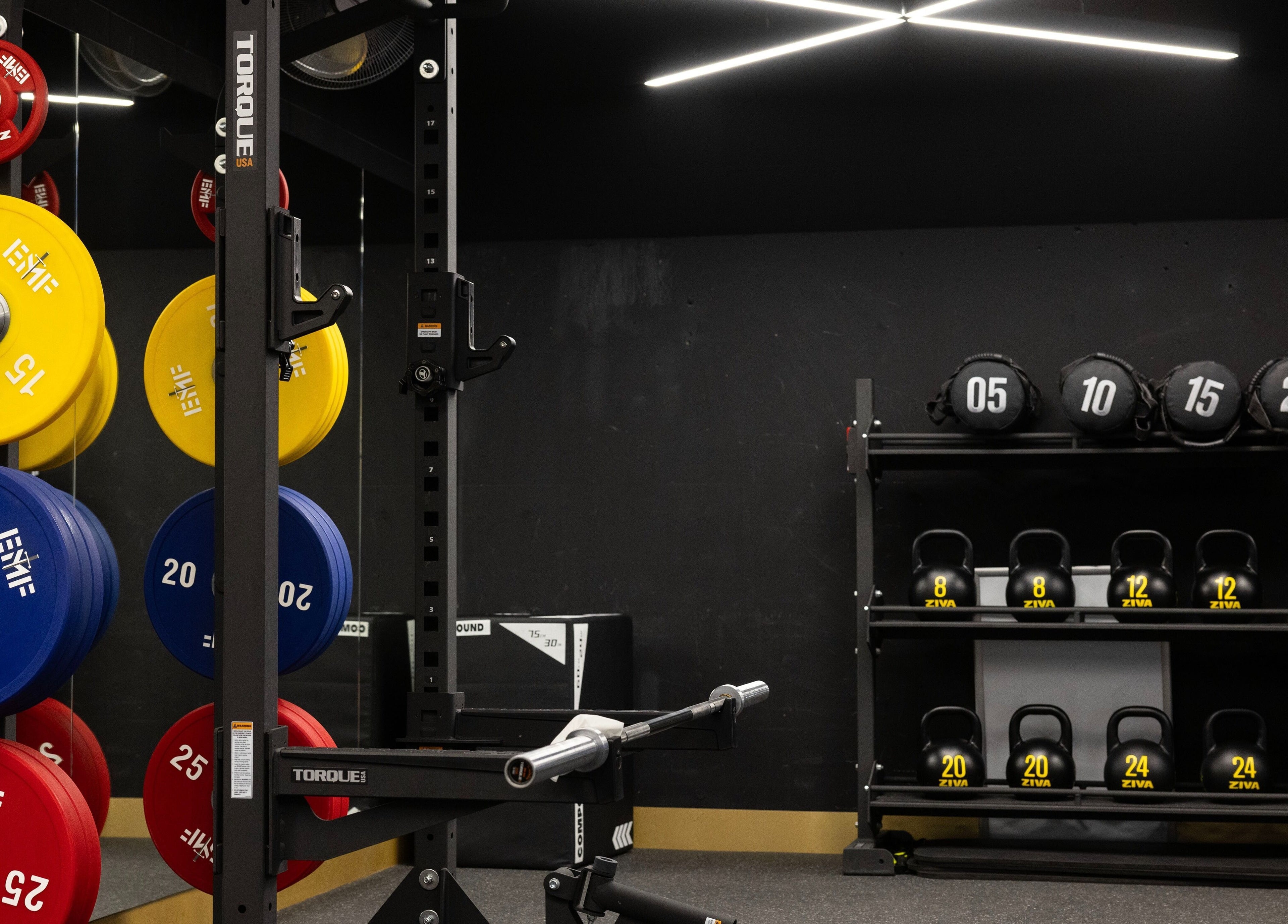 Modern gym equipment at EMF Health Club | Circular Quay, Sydney, New South Wales, AU.