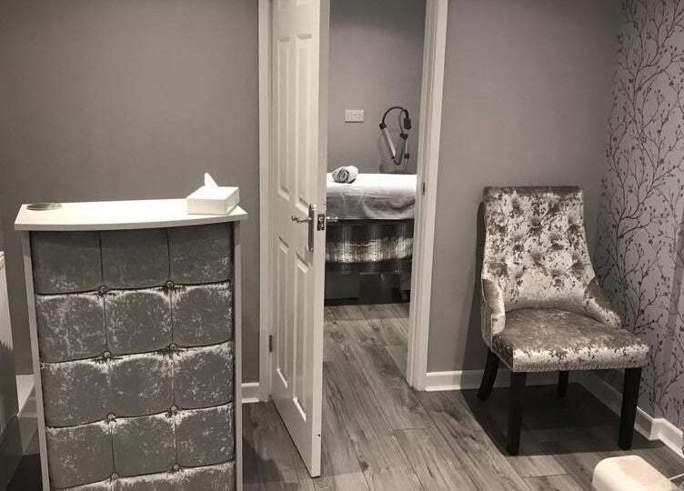 Elegant reception at Jodie's Beauty & Aesthetics Lounge, Lancaster, England, GB.