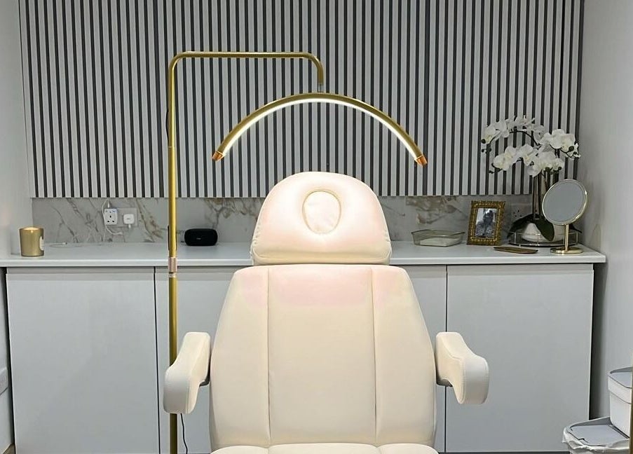Elegant treatment chair at Renaissance Aesthetics, Sligo, County Sligo, IE in a modern, stylish setting.