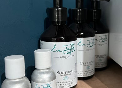 Aromatherapy products at Adore Nails and Beauty, Truro, England, GB for skin care and relaxation.