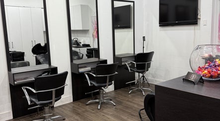 Modern styling chairs and mirrors at The Hair Project Sydney, Five Dock, New South Wales, AU.