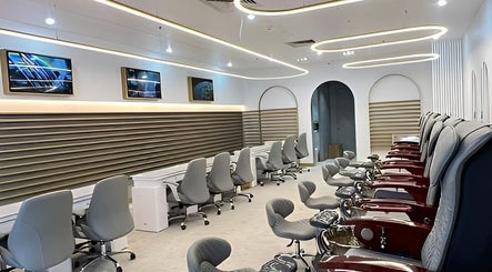 Modern salon interior at Color Club Nails & Beauty - North Adelaide, North Adelaide, South Australia, AU.