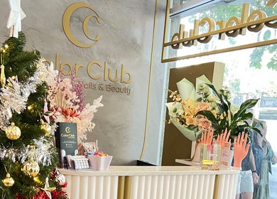 Color Club Nails & Beauty - North Adelaide's decorated reception in North Adelaide, South Australia, AU.