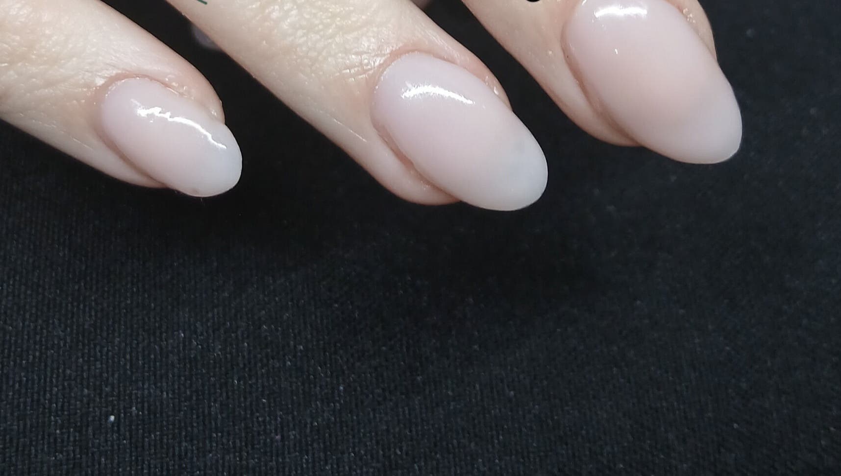 Glossy nude nails from Nails by Karen in Cape Town, Western Cape, ZA.