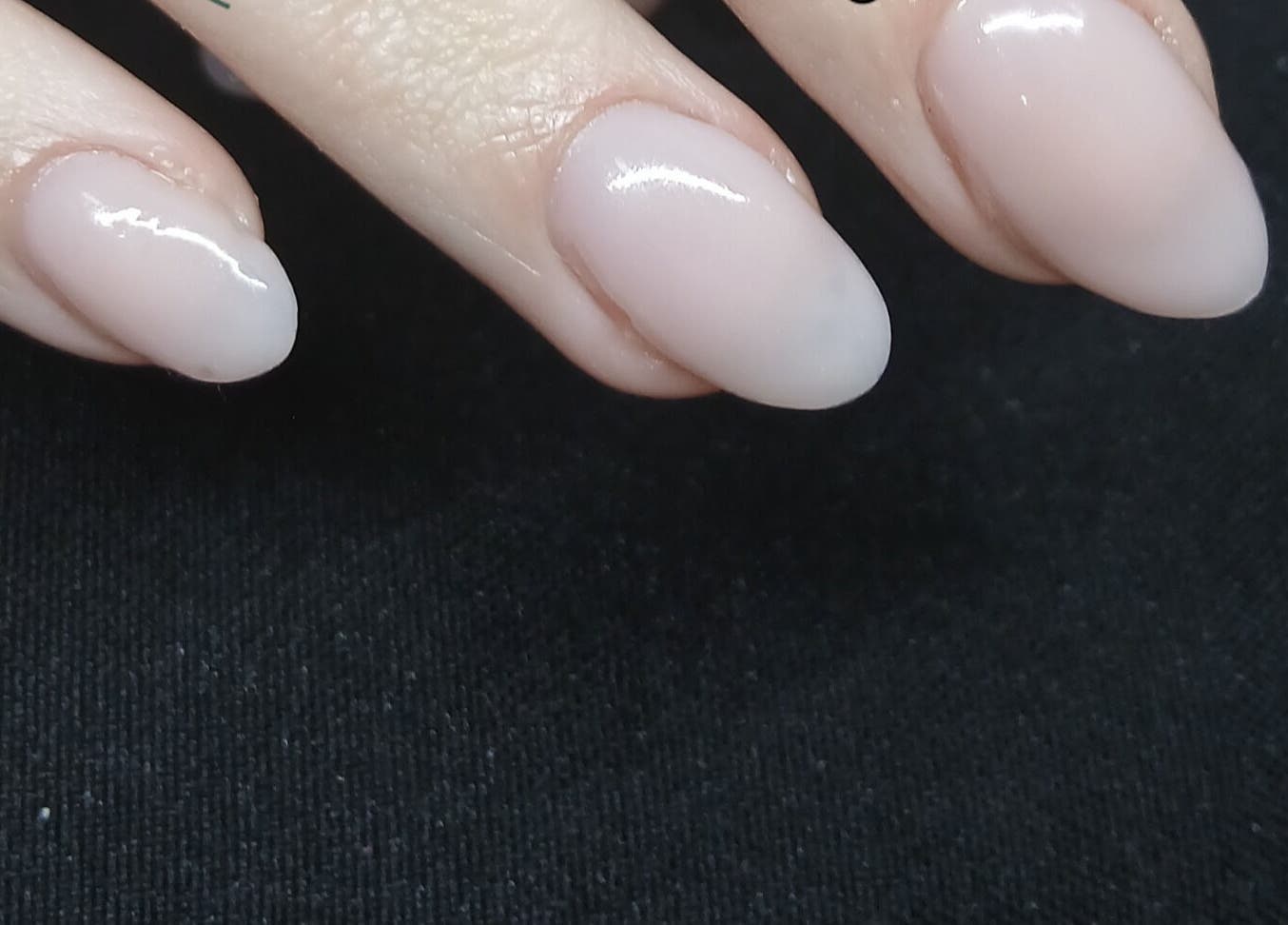 Glossy nude nails from Nails by Karen in Cape Town, Western Cape, ZA.