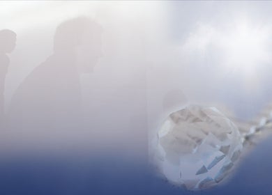 Serene abstract image with misty silhouettes and gems at Otjiwarongo Hadassa Guesthouse, Otjozondjupa Region, NA.