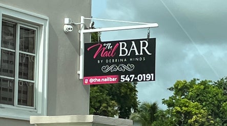 Chic sign for The Nail Bar offers a glimpse into Bellisima Touch & Spa's allure in Bridgetown, Saint Michael, BB.