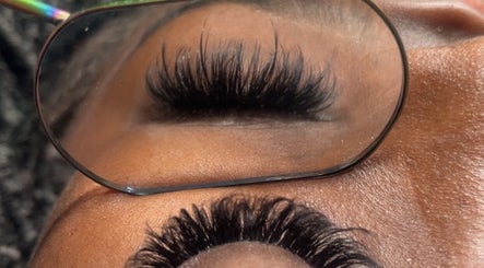 Close-up of eyelash extensions at Bellisima Touch & Spa, Bridgetown, Saint Michael, BB.