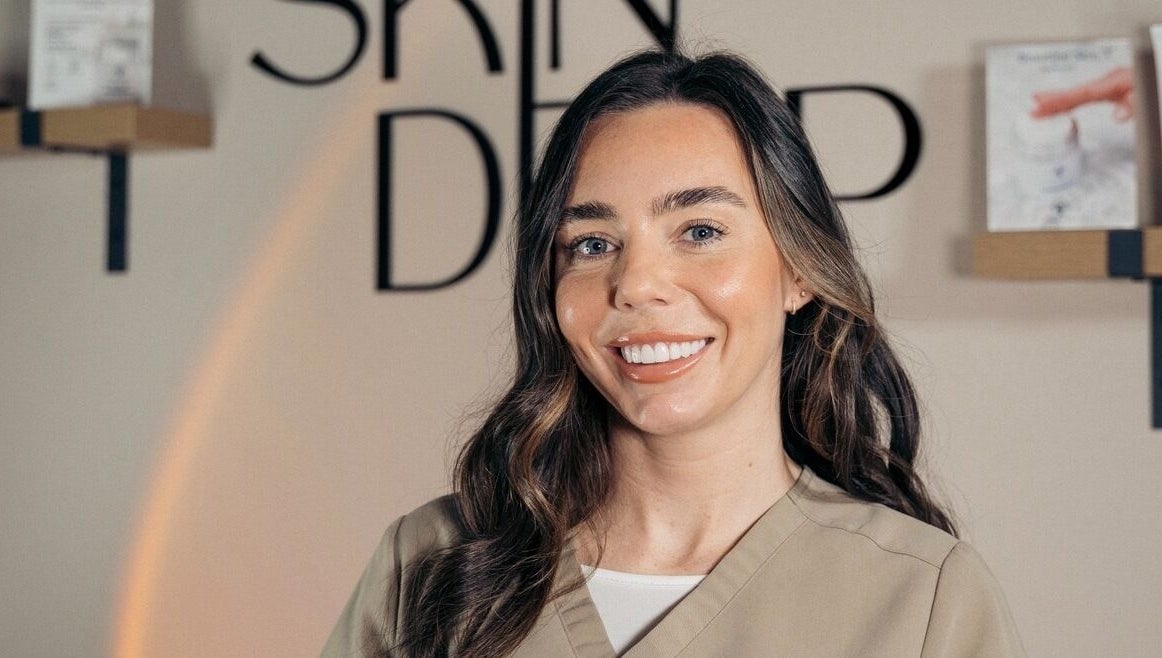 Professional staff smiling at Skin Deep, Worsley, England, GB enhancing welcoming beauty ambiance.