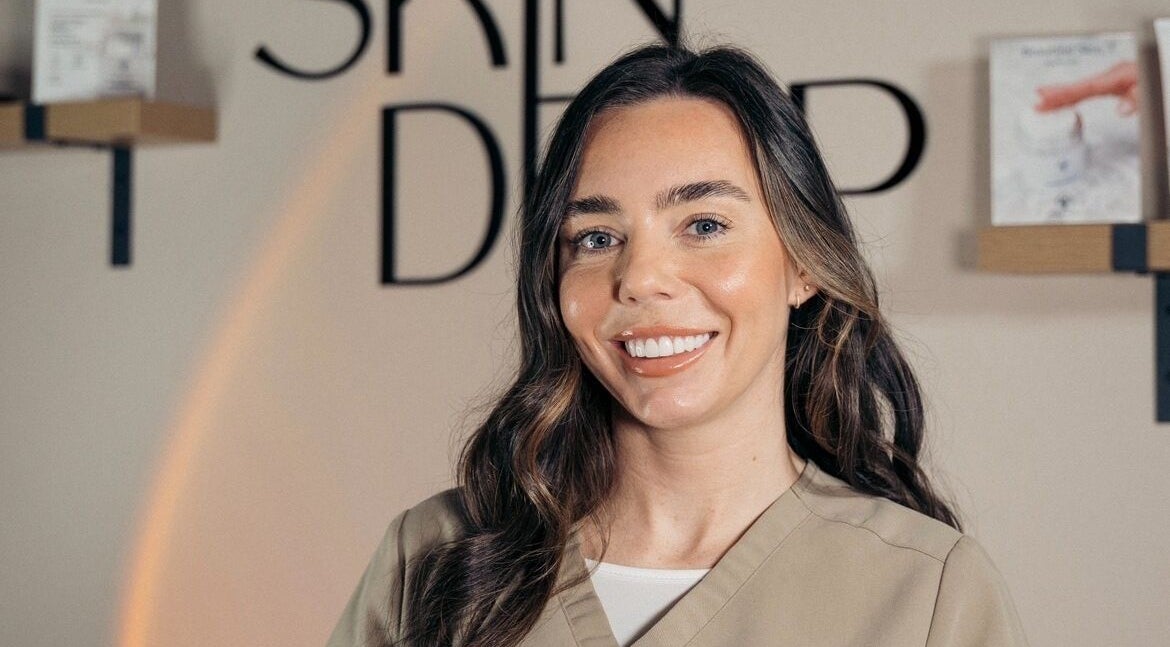 Professional staff smiling at Skin Deep, Worsley, England, GB enhancing welcoming beauty ambiance.