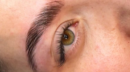Close-up of beautifully shaped eyebrow at C-LINE, Tel Aviv-yafo, Tel Aviv District, IL.