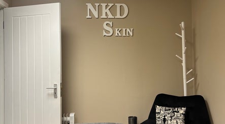 NKD Skin reception area with stylish decor in Coatbridge, Scotland, GB.