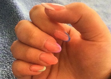 Elegant multicolored nail art at Beauty and aesthetics by carlie, Westmoors, England, GB.