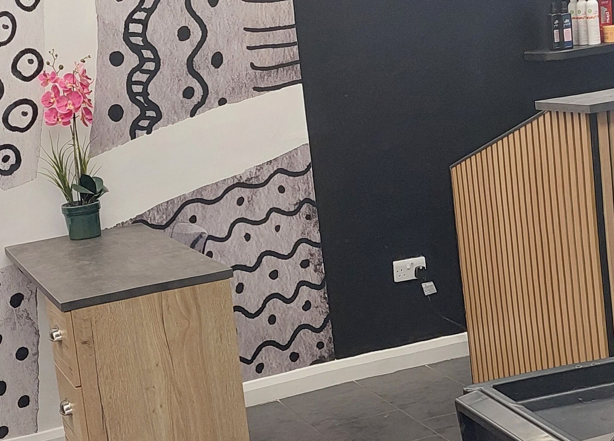 Stylish interior at Salon19 Coleraine, featuring unique decor in Coleraine, Northern Ireland, GB.