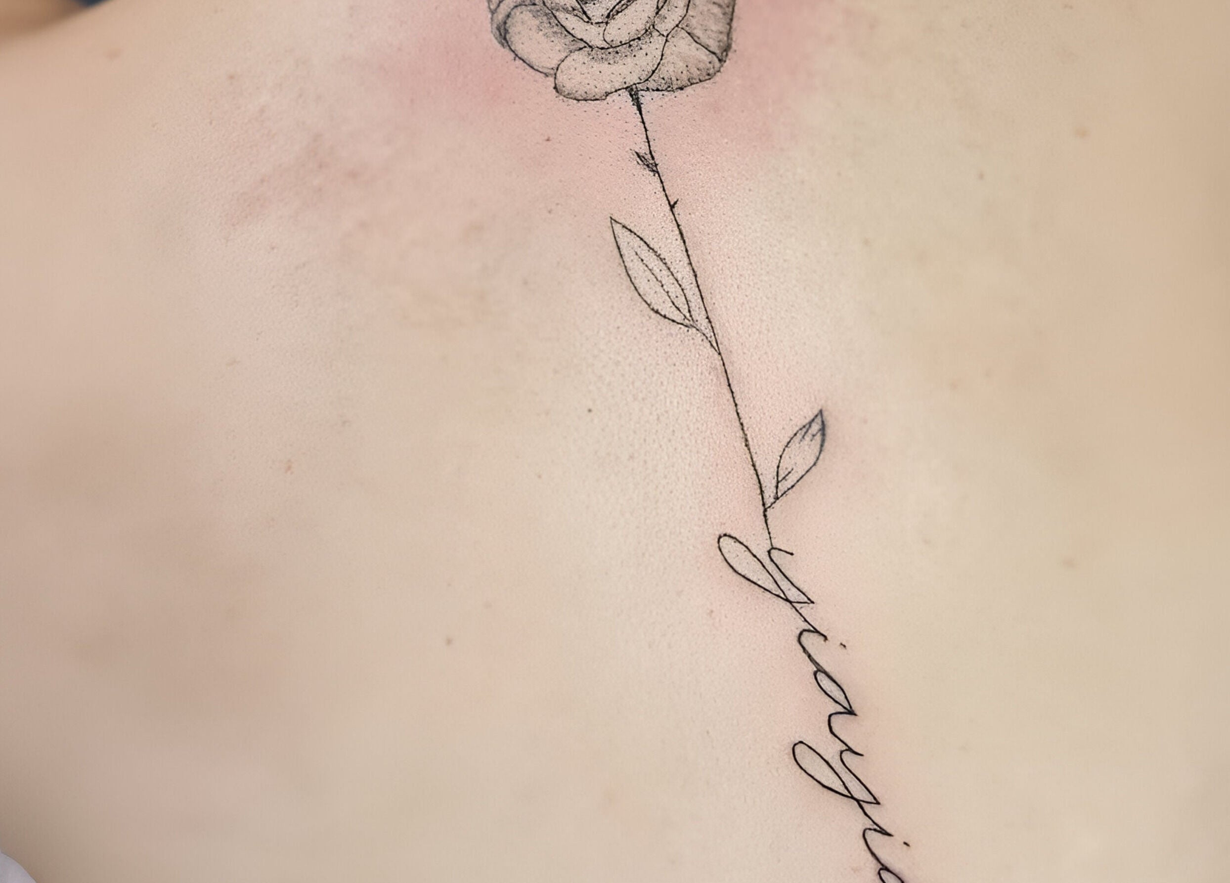 Exquisite floral tattoo design from INK.SPACE in Ilkeston, England, GB showcasing professional artistry.