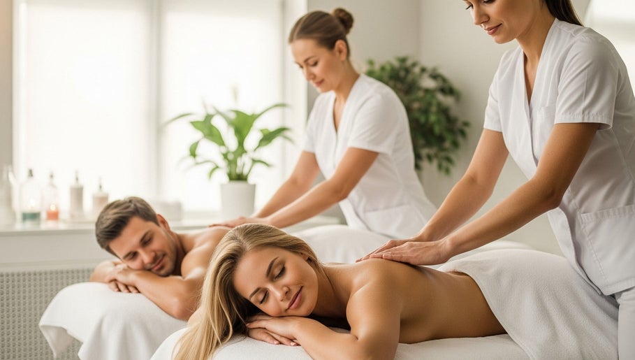 Relaxing couples massage at Spy Salon Nutgrove - Rathfarnham, Dublin, County Dublin, IE, enhancing wellness.