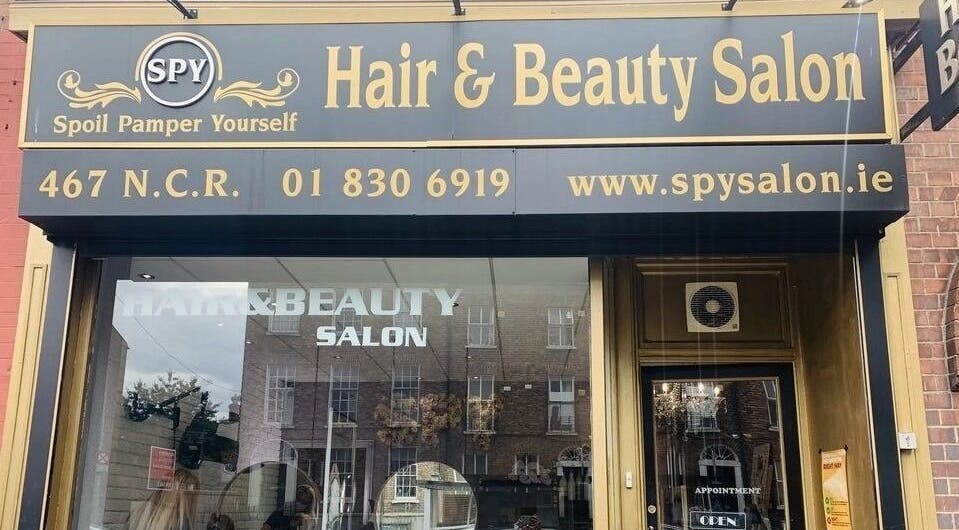 Front of Spy Salon - North Circular Rd, a beauty venue in Dublin, County Dublin, IE.