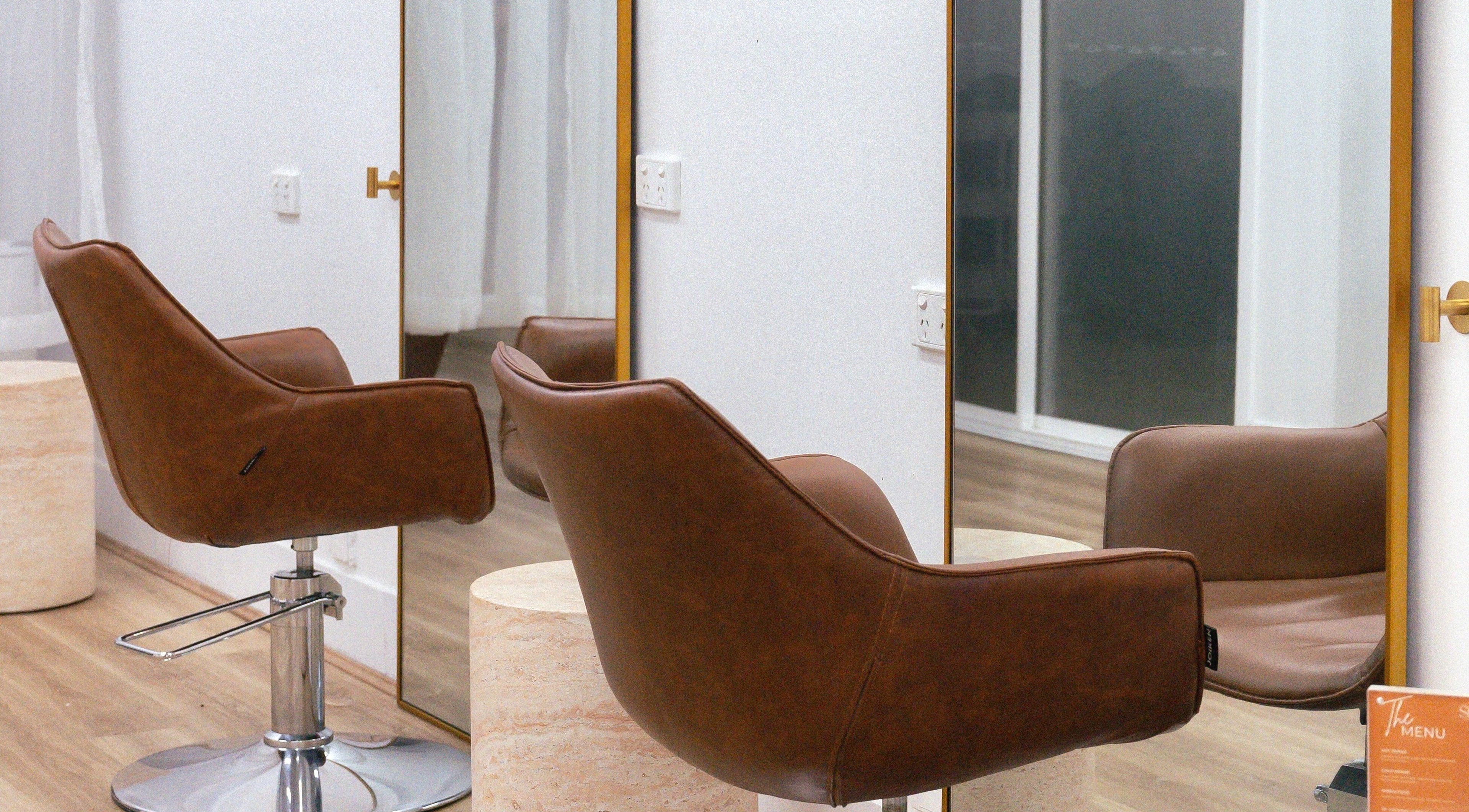 Elegant styling chairs at Sbm The Salon, Boronia Heights, Queensland, AU offering a serene atmosphere.