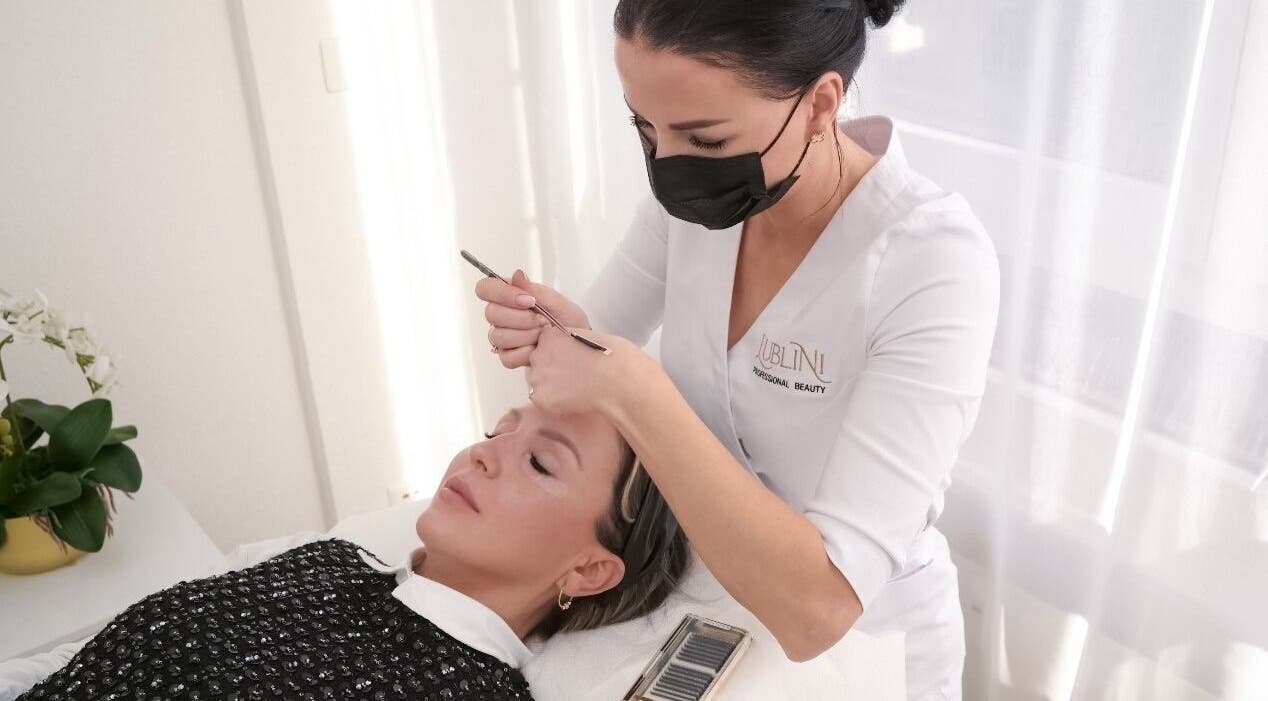 Expert eyelash service at LUBLINI BEAUTY INSTITUT, Basel, Basel-stadt, CH, enhancing beauty standards.
