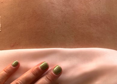 Waxing treatment in progress at G Beauty Place, Perth, Scotland, GB, offering smooth skin results.