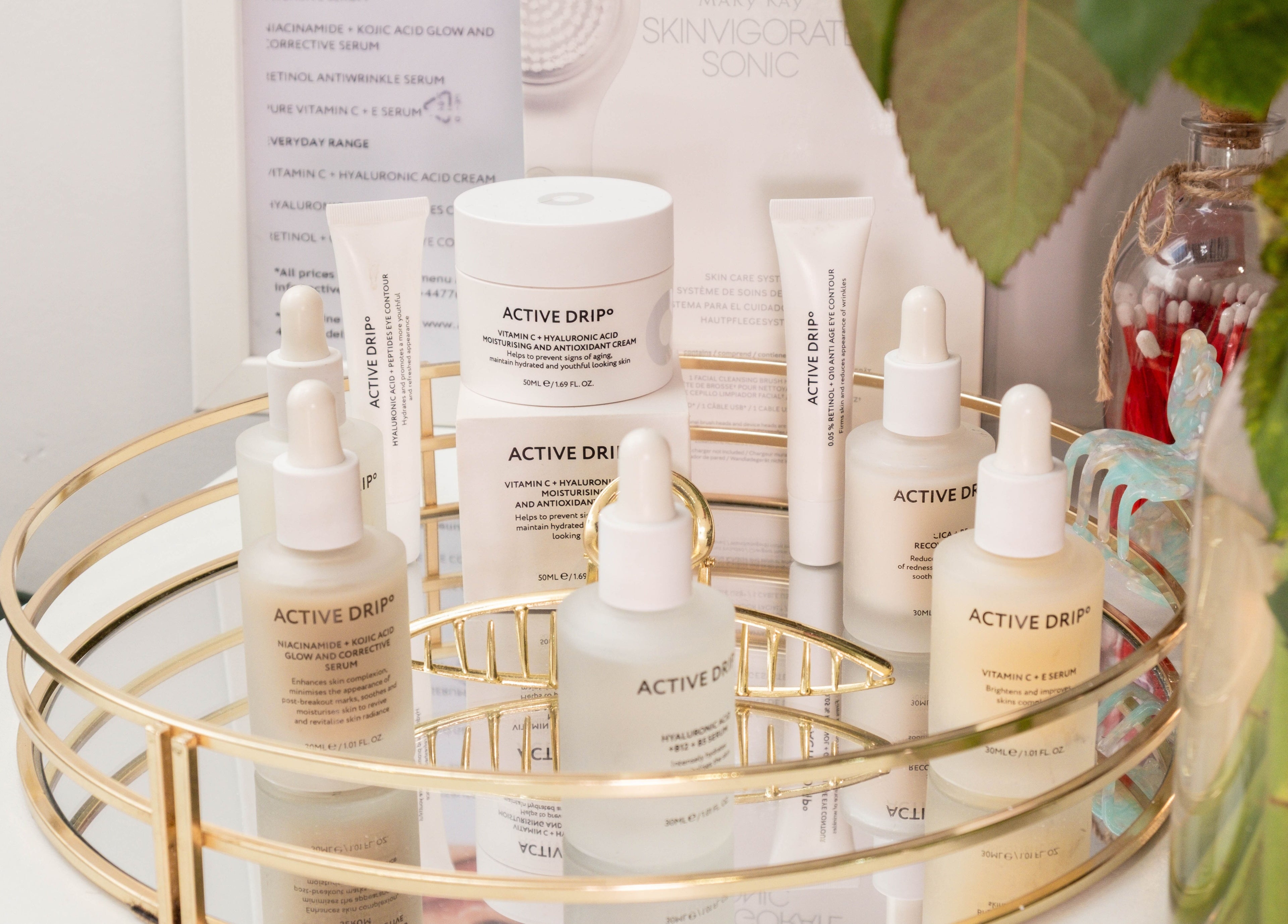 Elegant beauty products at Nogti Nails Studio Fulham, London, England, GB enhance skincare experience.