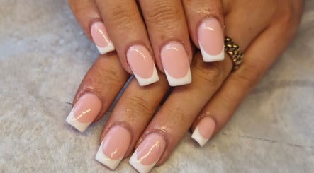 Elegant French manicure at Celestial Nails Balloch, Balloch, Scotland, GB showcasing classic style.