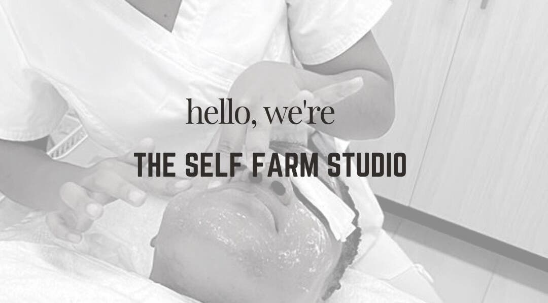 Relaxing facial treatment at The Self Farm Studio, Kingston, St. Andrew Parish, JM. Experience ultimate wellness.