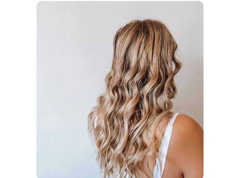 Blonde hair waves styled at Authentic Cutz By Bernice in Gqeberha, Eastern Cape, ZA.