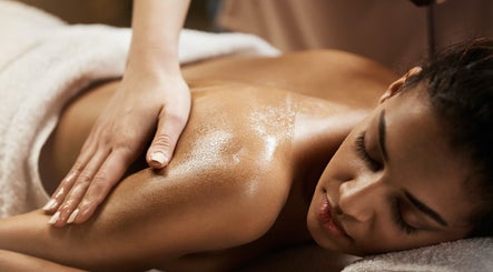 Relaxing massage at Alma Wellness, West Wickham, England, GB, promoting tranquility and wellness.