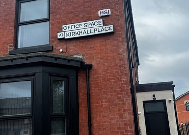 Exterior view of Kirkhall Place office near The Contour Club Mcr, Bolton, England, GB.