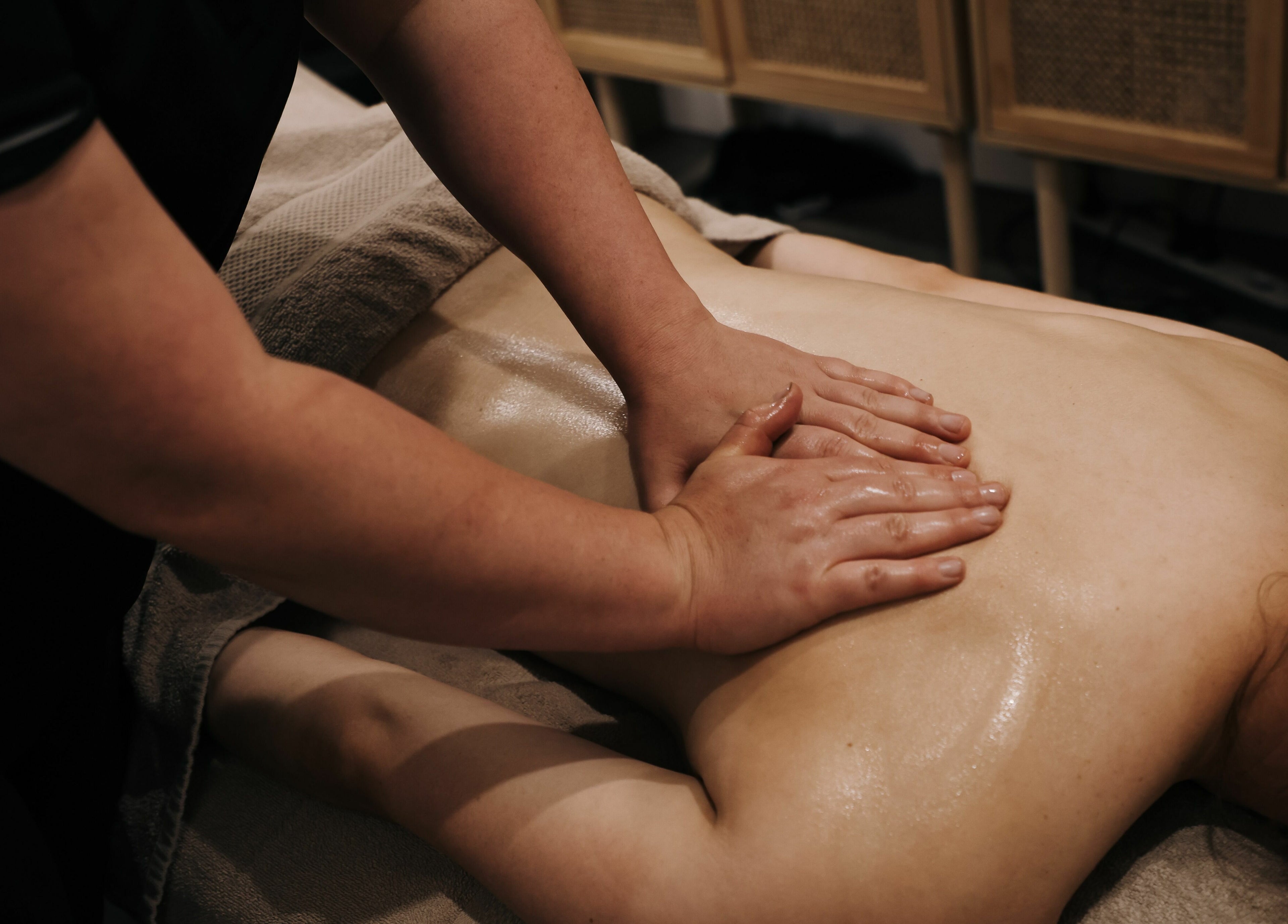 Relaxing back massage at Sunday Ridge Remedial Massage, Simpson, Victoria, AU, promoting wellness.