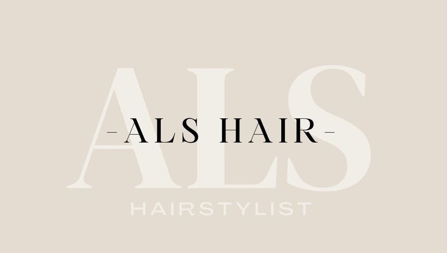 ALS Hair logo on beige background, located in Clonmel, County Tipperary, IE.