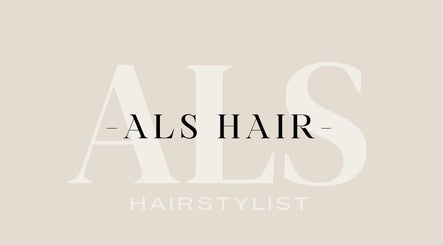 ALS Hair logo on beige background, located in Clonmel, County Tipperary, IE.
