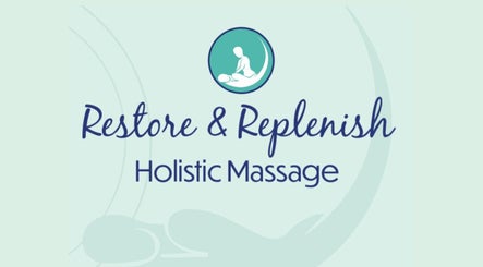 Logo for Restore & Replenish Holistic Massage in Reigate, England, GB promoting wellness and relaxation.