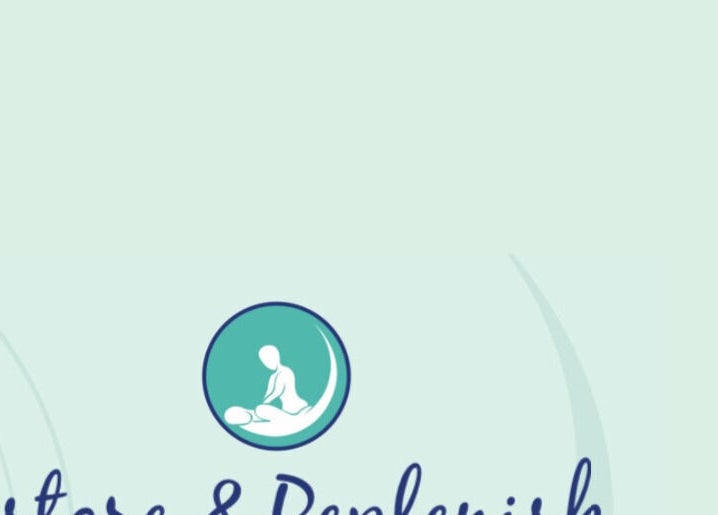 Restore & Replenish Holistic Massage logo, Reigate, England, GB, featuring a serene massage icon.